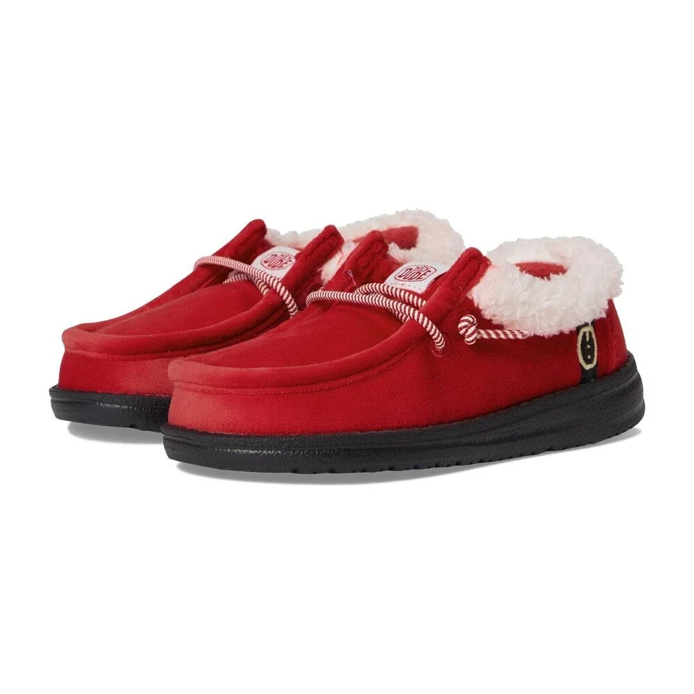 Hey Dude Toddler Wally Santa Claus Red 45316-610
